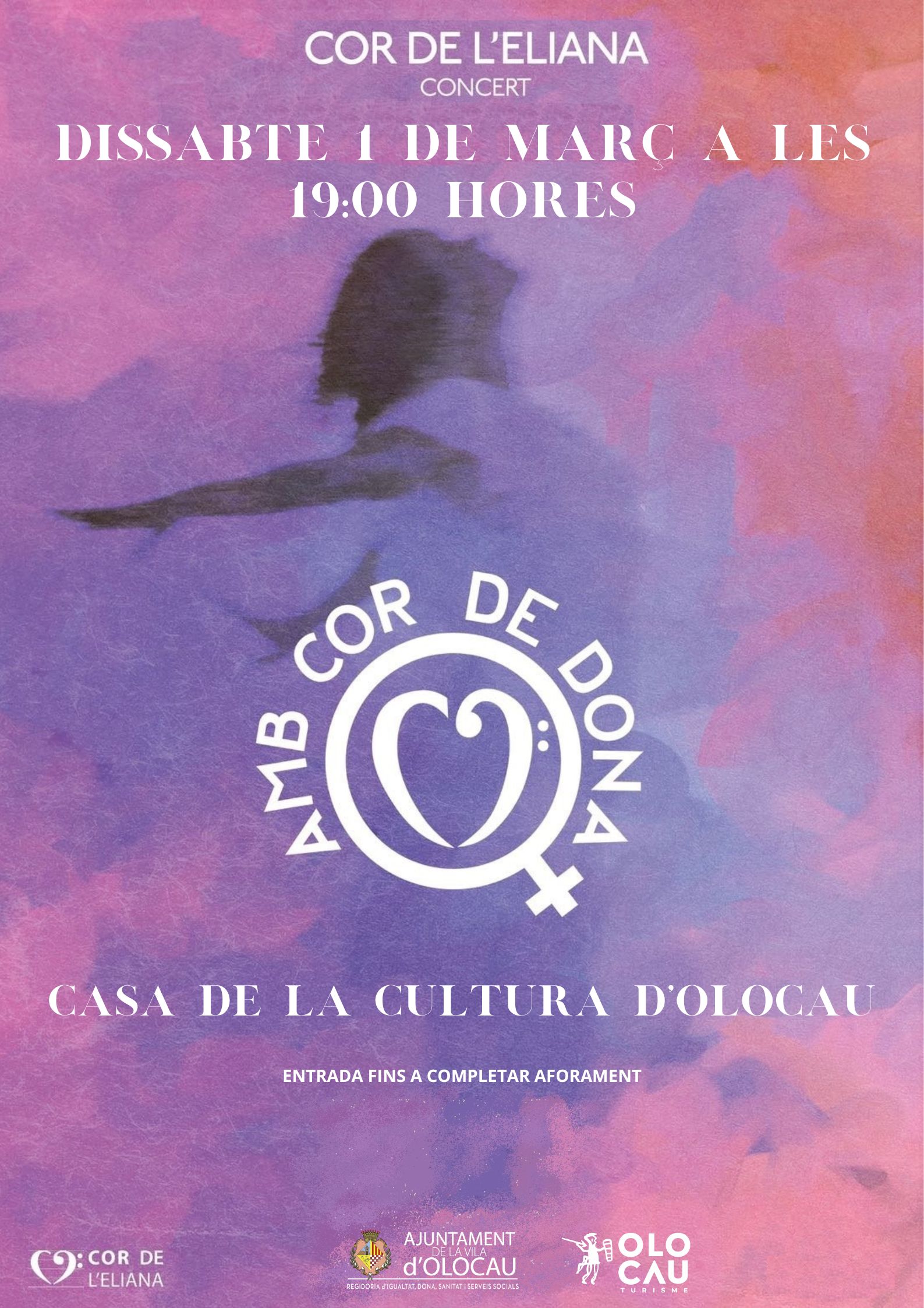 Concert ‘Amb COR de DONA’, amb el Cor de L'Eliana (Programa d'actes pel 8M, Dia Internacional de la Dona)